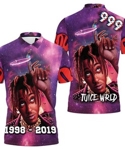 Juice Wrld Ave Butterfly On Juice World Paradise: 3D Printed All Over Print Polo Shirt - Athleisure Breathable Fabric