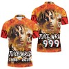 Juice Wrld Death Race for Love Skull Fire: All Over Print Polo Shirt with Breathable Fabric - Personalized 3D Design
