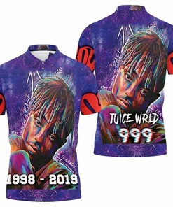 Juice Wrld Legend Never Die Album Chibi Color: 3D All Over Print Polo Shirt with Personalized 3D Design