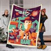 Jungle Junction Two-Layer Bedspread - Personalized Disney Name Printed Sofa Covers - Camping Blanket - Christmas Gift