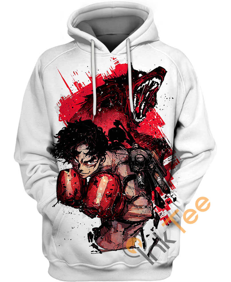 Junk Dog Megalobox Anime All Over Print 3D Hoodie