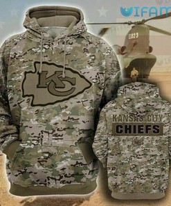 Kansas City Chiefs 3D Camouflage Hoodie: Perfect Gift for KC Fans