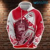 Kansas City Chiefs 3D Hoodie with Death Holding Glass Logo