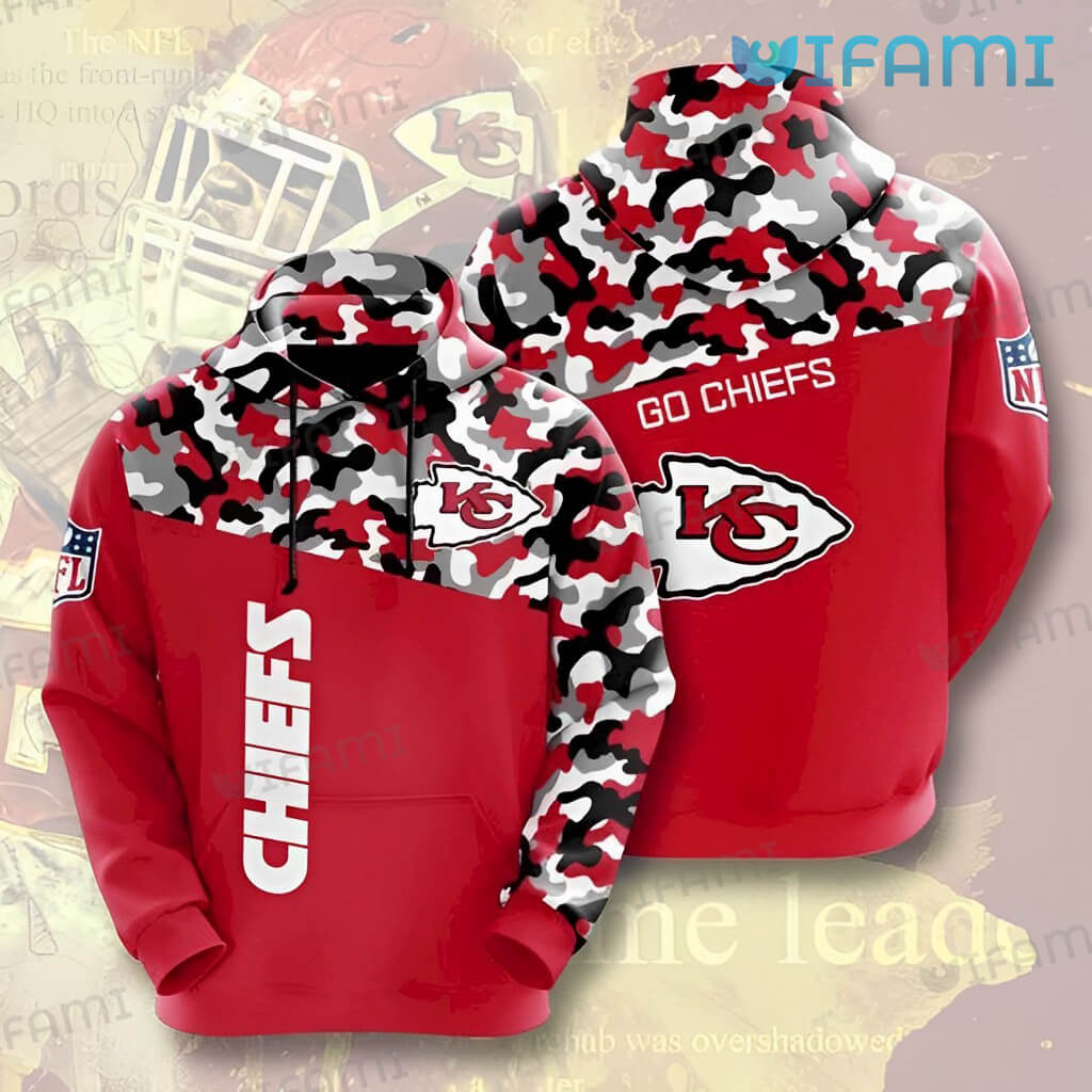 Kansas City Chiefs 3D Hoodie with Death Holding Logo