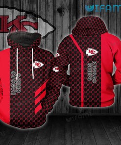 Kansas City Chiefs 3D Hoodie with Football Custom Name