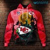 Kansas City Chiefs 3D Hoodie with Halloween Hand Hold Logo - Perfect Gift