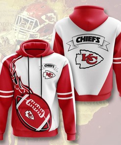 Kansas City Chiefs All Over Print 3D Hoodie With Custom Design