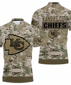 Kansas City Chiefs Camouflage Veteran 3D Polo Shirt With 3d Polo Shirt Blender