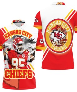 Kansas City Chiefs Chris Jones 95 Retro Polo Shirt with 3d T-shirts Ideas