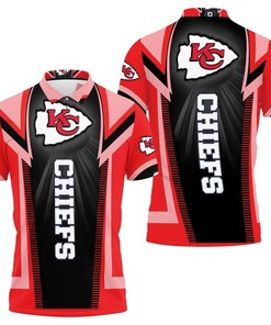 Kansas City Chiefs Great Game Day Polo Shirt with All Over Print Design