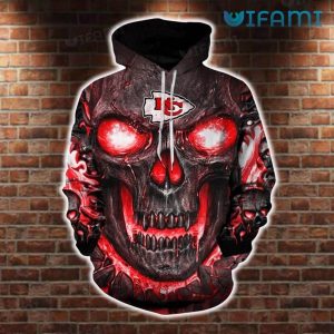 Kansas City Chiefs Hoodie 3D All-Over Print Punisher Skull Gift - Image 2