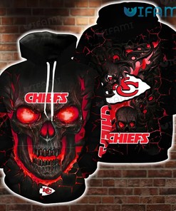 Kansas City Chiefs Hoodie 3D All-Over Print Punisher Skull Unique Gift