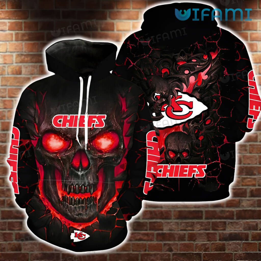 Kansas City Chiefs Hoodie 3D All-Over Print Punisher Skull Unique Gift