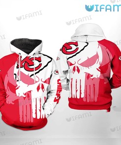 Kansas City Chiefs Hoodie 3D All-Over Print Red Egyptian Skull Gift