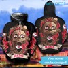 Kansas City Chiefs Hoodie 3D All-Over Print Skull Football Helmet Flag Gift