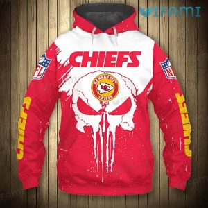 Kansas City Chiefs Hoodie 3D All-Over Print Skull Roses Gift - Image 2