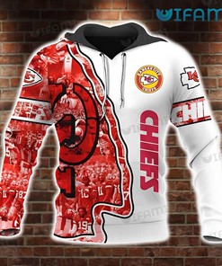Kansas City Chiefs Hoodie 3D with Logo Print