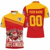 Kansas City Chiefs Kingdom Afc West Champions Division Super Bowl 2021 Personalized 1 All Over Print Polo Shirt