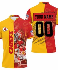 Kansas City Chiefs Logo Afc West Champions Super Bowl 2021 Personalized 1 All Over Print Polo Shirt