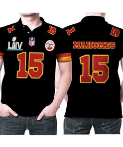 Kansas City Chiefs Patrick Mahomes Super Bowl Liv Football Team Jersey Polo Shirt - Legend Player Style