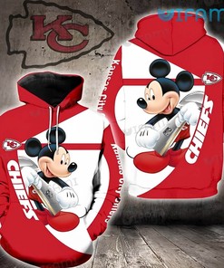 Kansas City Chiefs Super Bowl Hoodie with Mickey Mouse Design - Unique Gift