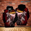 Kansas City Chiefs Wolf Hunting Football Hoodie 3D Print All Over