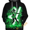 Kansas City Hoodie 3D Football on Fire Logo for Fans