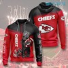 Kansas City Hoodie 3D Red Gold Logo for Fans
