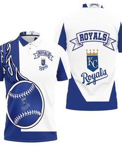 Kansas City Royals Jersey Inspired 3D All Over Print Polo Shirt - Breathable Fabric - Perfect for Fans