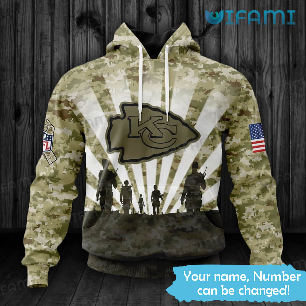 Kansas City Salute to Service 3D Hoodie with Veteran March Custom