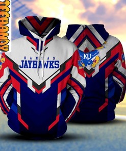 Kansas Jayhawks Basketball NCAA 3D Hoodie: Stay Warm While Cheering Your Team