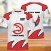 Keep Comfortable and Cool with NBA Atlanta Hawks 3D All Over Print Polo Shirt