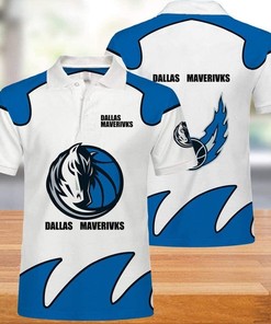 Keep It Simple and Stylish with NBA Dallas Mavericks 3D All Over Print Polo Shirt