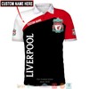 Keep It Simple with the Liverpool FC Red White Polo Shirt Featuring Breathable Fabric and Polo Collar