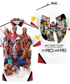 Keep The Horror Alive With Our Wutang Clan Funny Zombie Hip Hop 3D All Over Print Polo Shirt
