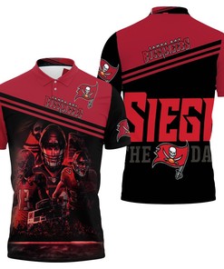 Keep The Legend Alive with Tampa Bay Buccaneers Siege The Day Legends For Fans 3D All Over Print Polo Shirt