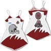 Keep Up with the Trends with the Ncaa Ohio State Buckeyes 3D Tee and Romper in All-Over Print