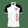 Keep it Simple in Black: 3D Printed Bayern Muchen Nct-Lt Polo Shirt Ver 2 with All Over Print Design