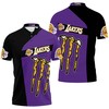 Keep it cool and casual with this Monster Energy Los Angeles Lakers polo shirt featuring an all over print design.