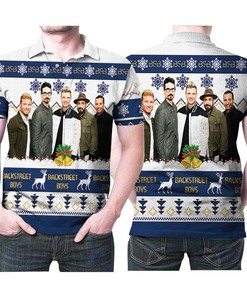 Keep it festive with our Backstreet Boys Christmas Knitting Pattern Fan Quilt Blanket 3D Polo Shirt