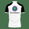 Keep it simple and stylish with the 3D Printed Wimbledon Pvt-Lt Polo Shirt Ver 1 (White) and classic polo collar.