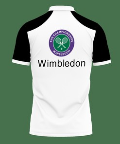 Keep it simple and stylish with the 3D Printed Wimbledon Pvt-Lt Polo Shirt Ver 1 (White) and classic polo collar.