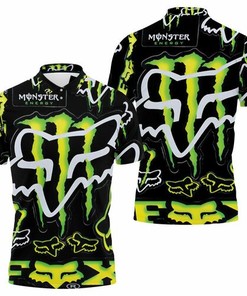 Keep it simple and stylish with this Monster Energy logo for lovers 3D all over print polo shirt.