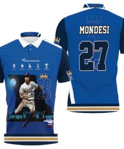 Keep up with Adalberto Mondesi's return with this polo shirt featuring all-over print and breathable fabric.