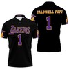 Kentavious Caldwell Pope Lakers Jersey Inspired Style 3D All Over Print Polo Shirt - Breathable Fabric