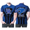 Kentucky Wildcats NCAA Bright Light Logo 2 Polo Shirt - All Over Print Shirt - Breathable Fabric - Perfect for Fans