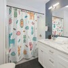 Kids Cute Forest Animals Shower Curtain for a Fun Children's Room Bathroom - Animal Bath Decor