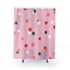 Kids' Disney Bubble Bath Shower Curtain | Pink-Red Bubbles Bathroom Decor Design | Gift Idea 71 x 71 Shower Design