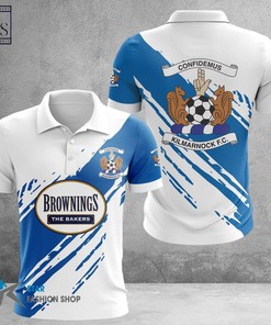 Kilmarnock FC All Over Print Polo Shirt - Stylish and Comfortable
