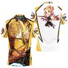 Kimetsu No Yaiba Agatsuma Zenitsu Polo Shirt - All Over Print Shirt - Breathable Fabric - Perfect for Anime Fans